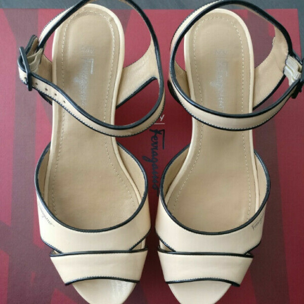 Salvatore Ferragamo Beige Sandal